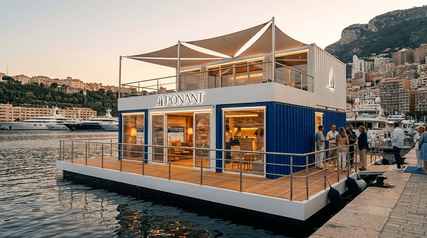 Ponant — Marina Berth — Floating pavilion, Monaco