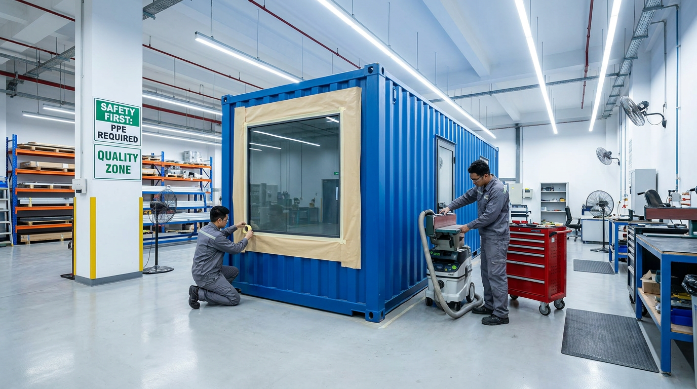 Fabrication & Quality Control — Structural reinforcement stage
